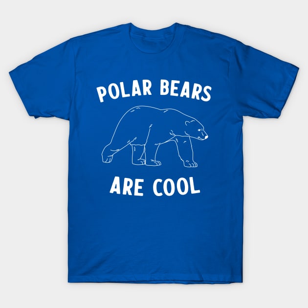 Polar Bears are cool T-Shirt by Portals